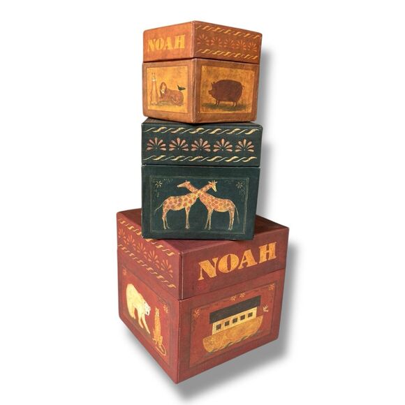 Vintage Noah’s Ark Stationary Nesting Boxes - Picture 6 of 10